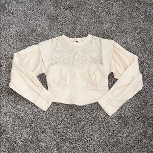 Maria Cher Fraga Oriana Top in Cream